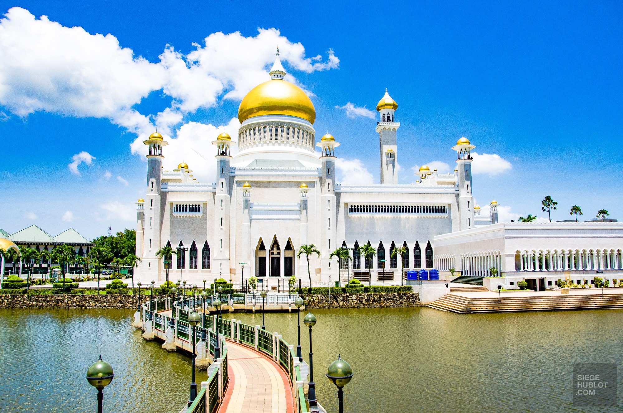 Mosquee Omar Ali Saifuddien - Sultanat de Brunei Darussalam - Asie, Brunei