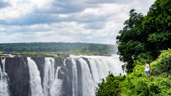vue fabuleuse - les chutes victoria - Zimbabwe, les chutes Victoria et plus encore! - afrique, zimbabwe