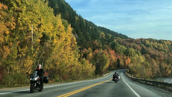 Moto - Une journée sur la 155